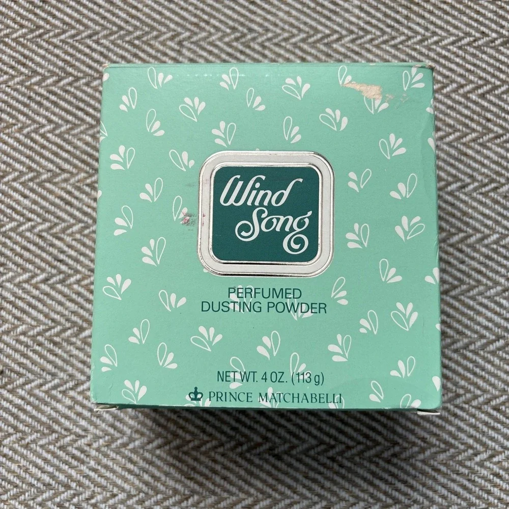 Prince Matchabelli Wind Song Perfumed Dusting Powder 4oz New Sealed Vintage